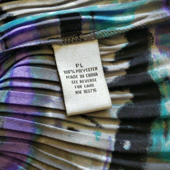 NWT Larry Levine Womens Bell Sleeve Blouse Size PL - Picture 7 of 8